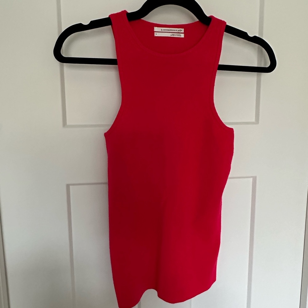 Anthropologie Knit High Neck Tank Size S